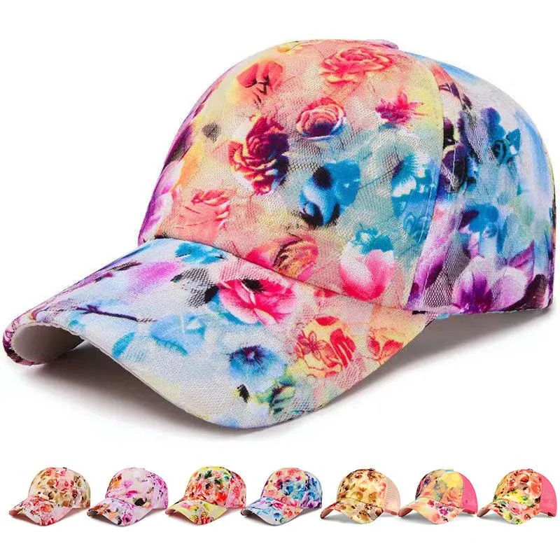 2022 Fashion Personality Net Red Temperament Caps Printed Baseball Cap Sunscreen Hat