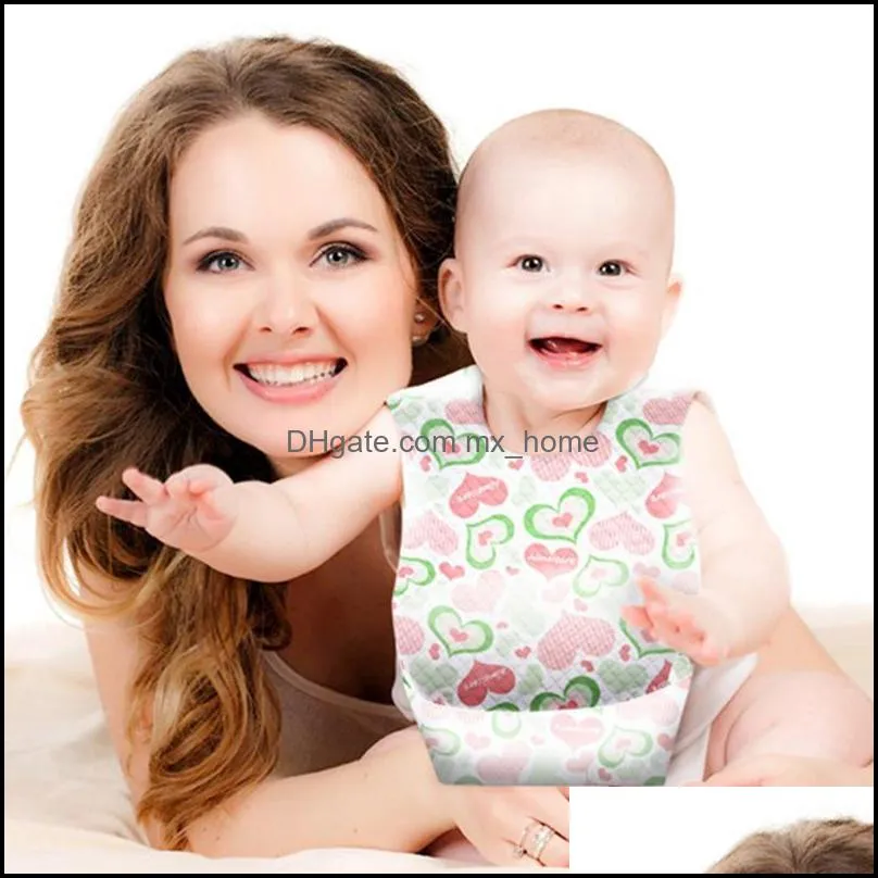 10Pcs Baby Bibs For Boy Girl Bandana Bib Disposable Toddler Burp Cloth Feeding Saliva Apron Paper Accessorie & Cloths