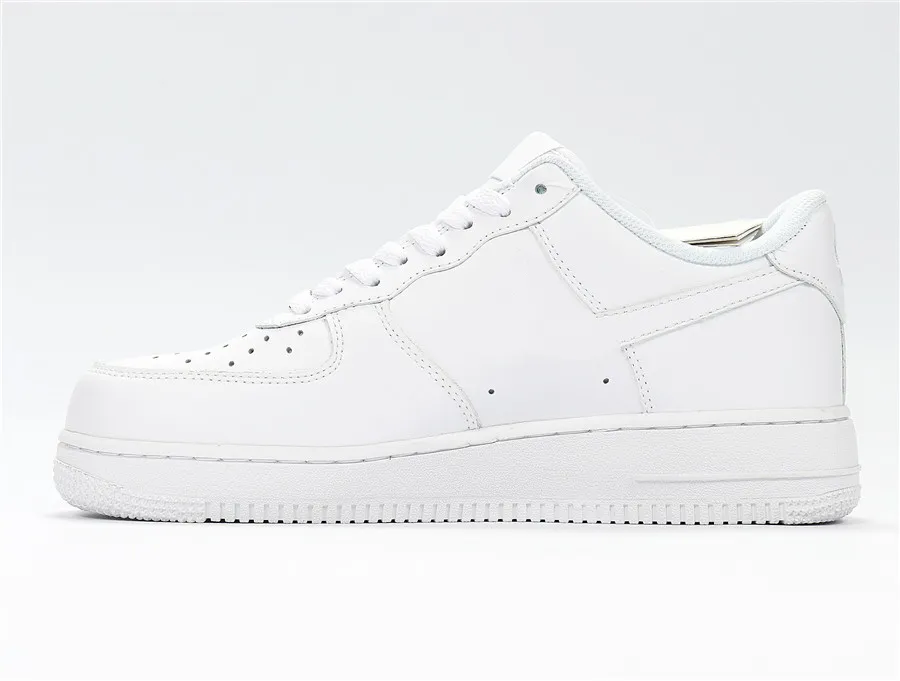 Authentische 1 Low White '07 Schuhe Herren Damen 1S High All-White Airforces1s Outdoor Sports Sneakers mit Originalverpackung Größe US4-12