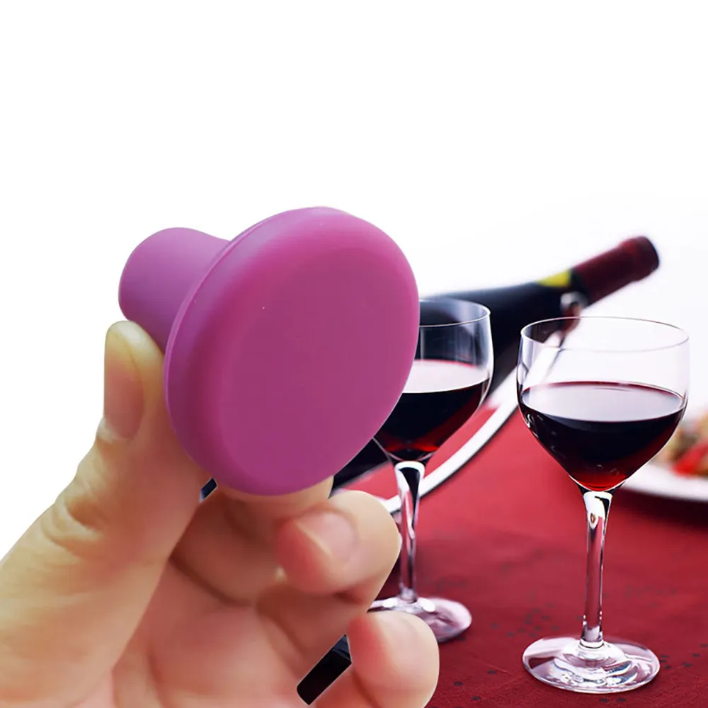 Food grade silicone wine bottle cap tools