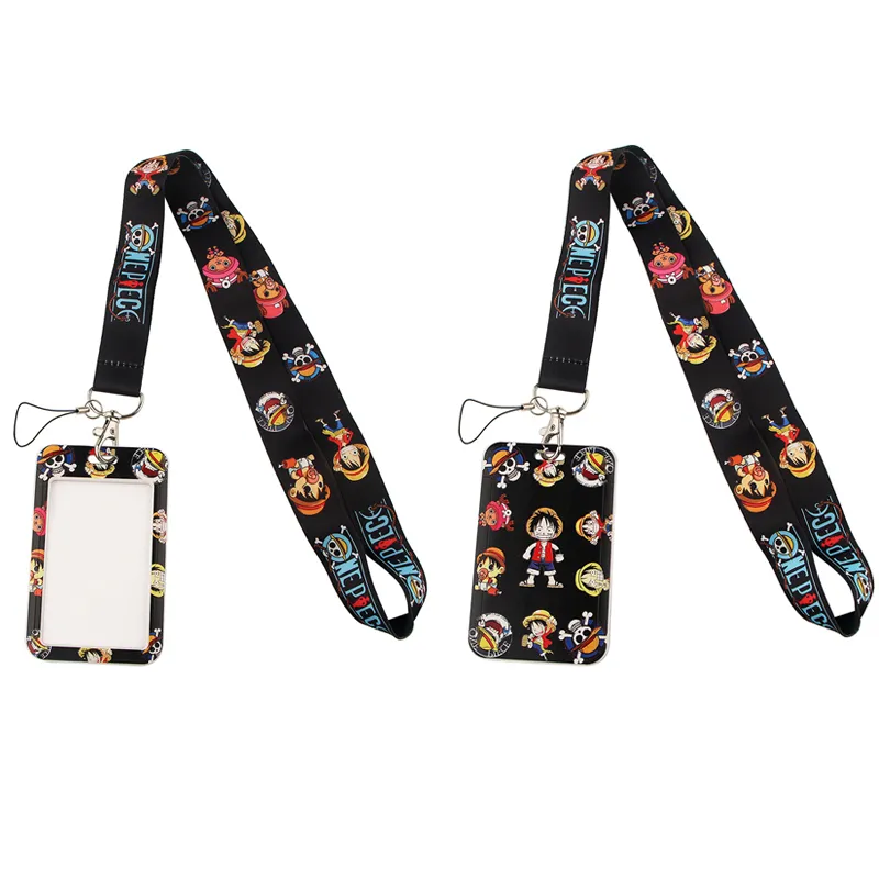 20 pz/lotto J2195 Moda Anime Necklack Cordicella Chiave Palestra Cinghia Multifunzione Decorazione Del Telefono Mobile Con Il Supporto di Carta Della Copertura