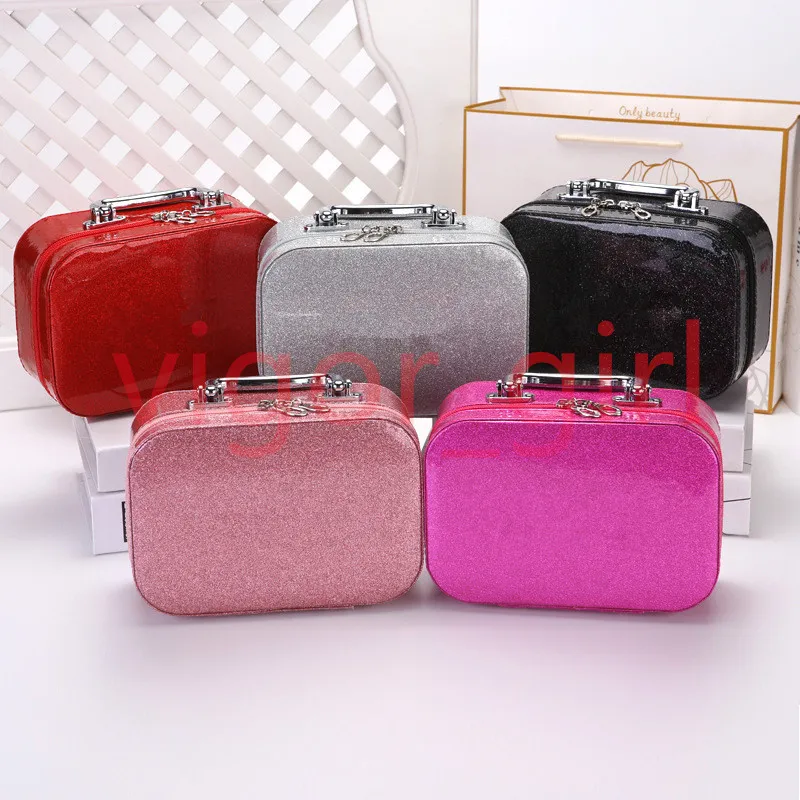 M Brand Makeup Train Cases Small Portable Simple And Cute