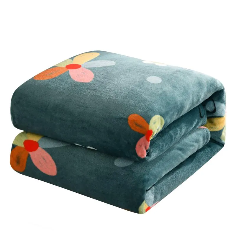 Blankets Color Soft Warm Coral Fleece Blanket Sheet Bedspread Sofa Light Thin Mechanical Wash Flannel SSXML