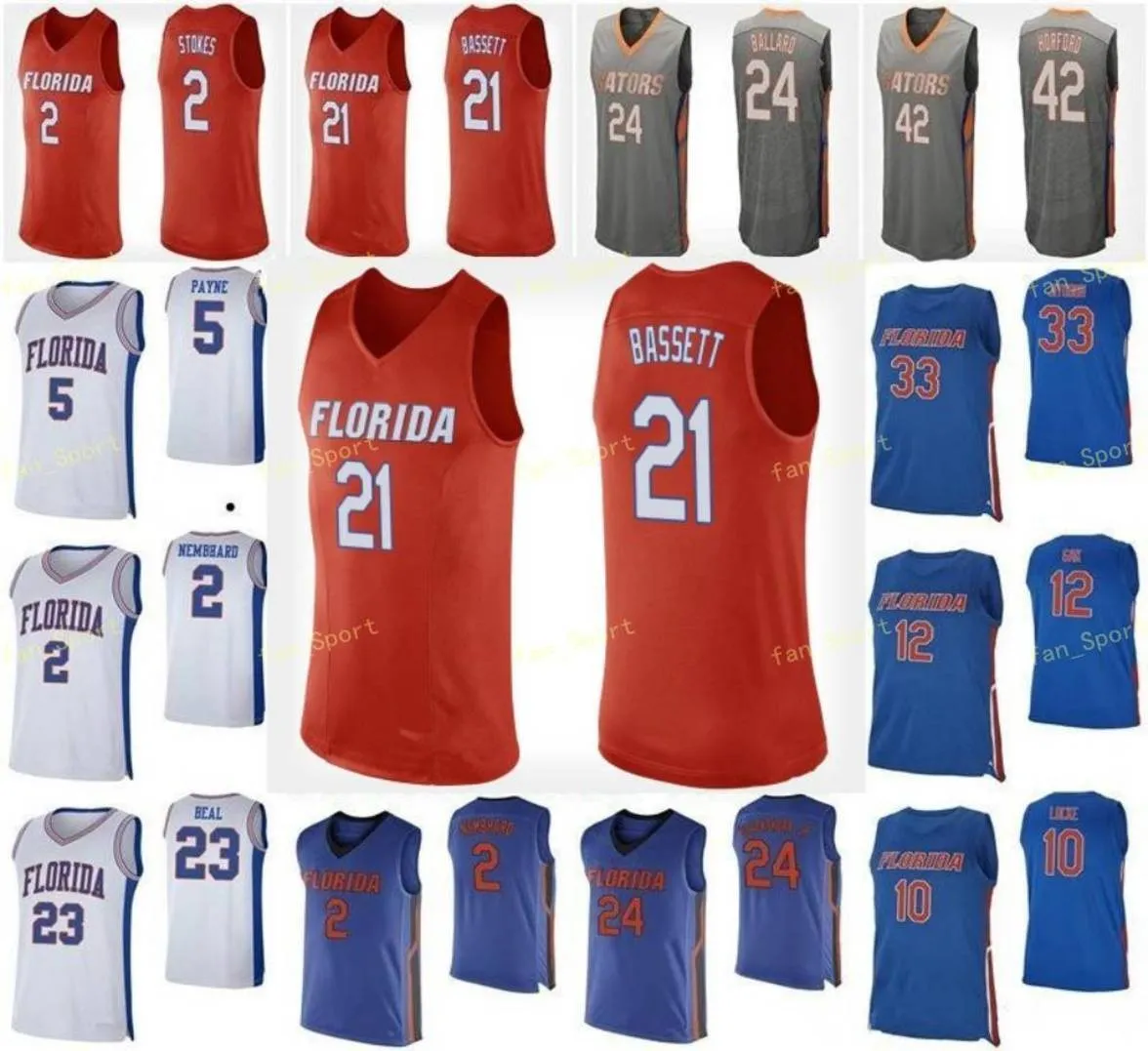 NCAA College Florida Gators Basketball Jersey 2 Andrew Nembhard 21 ...