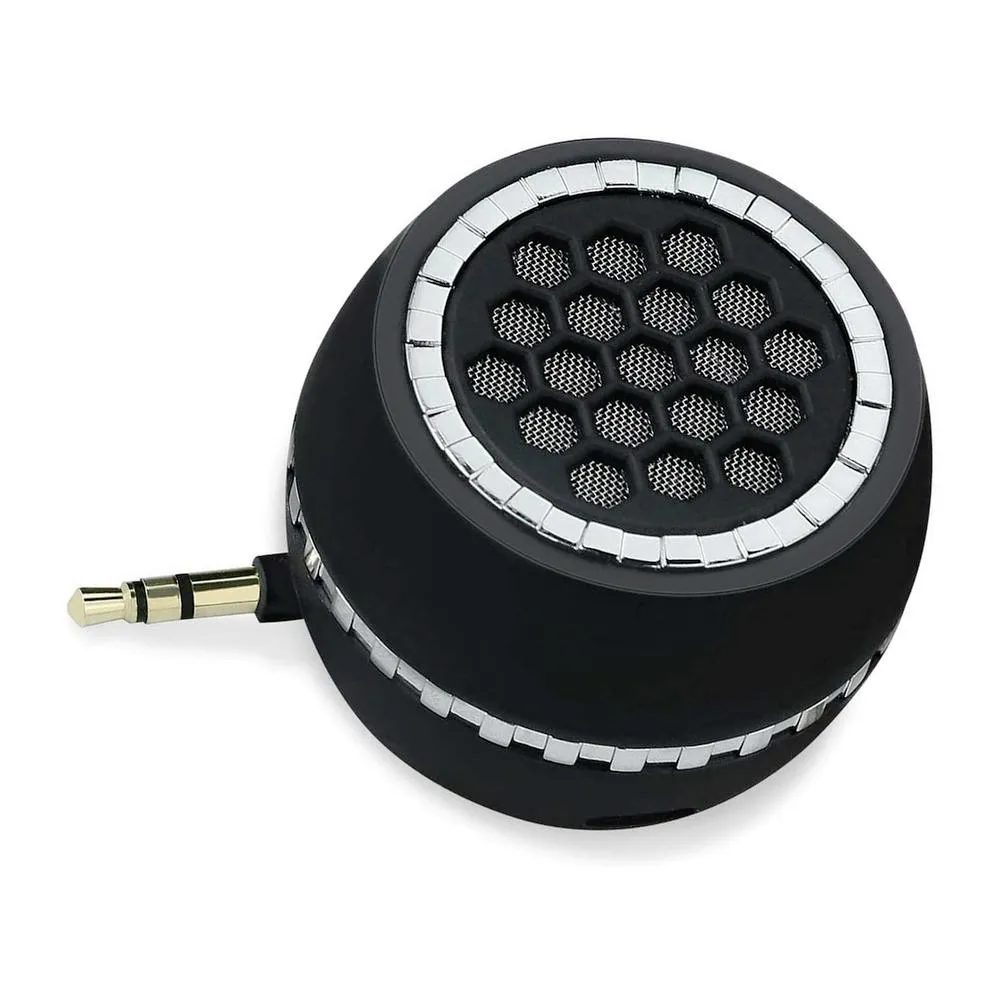 Mini inalámbrico con conector de entrada auxiliar de 3,5 mm, altavoz portátil de 3 W, teléfono inteligente, tableta, computadora, recarga USB