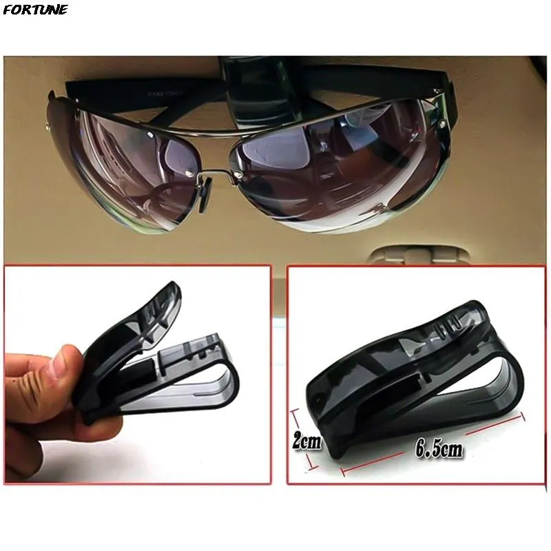 その他のインテリアアクセサリー10pcs/lot auto Sun VisorサングラスファスナーCIPカーの眼鏡眼鏡ホルダーチケットクリップ