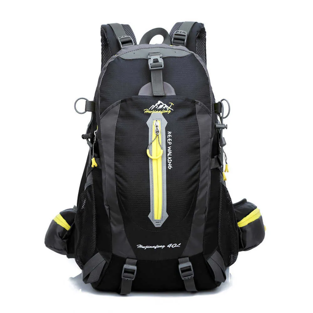 Neues Design 40L wasserdichter Reiserucksack Schultasche für College-Männer Frauen Daypacks Camp Wanderung Laptop Trekking Klettern Taschen Q0721