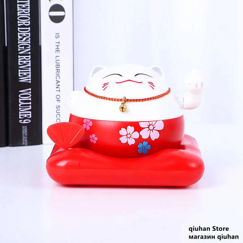 Lucky Cat Air Nawilżacz Essential Oil Dyfuzor Ultradźwiękowy USB Mini Atomizer Office Learning School Cute Car Humi 210724