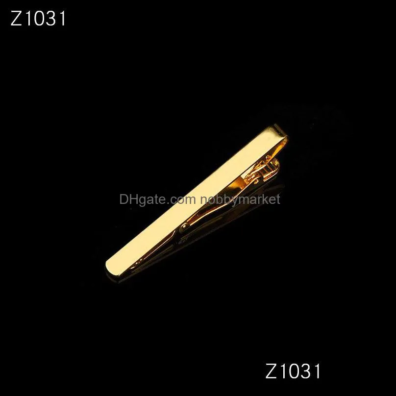 Simple Metal Silver Gold Tie Clip For Men Wedding Necktie Clasp Clip Gentleman Tie Bar Clasp Practical Tie Pin for Men Jewelry Gift