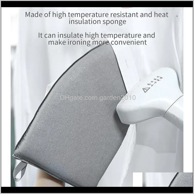 hand-held mini ironing pad sleeve ironing board holder heat resistant glove for clothes garment steamer portabe iron table rack1