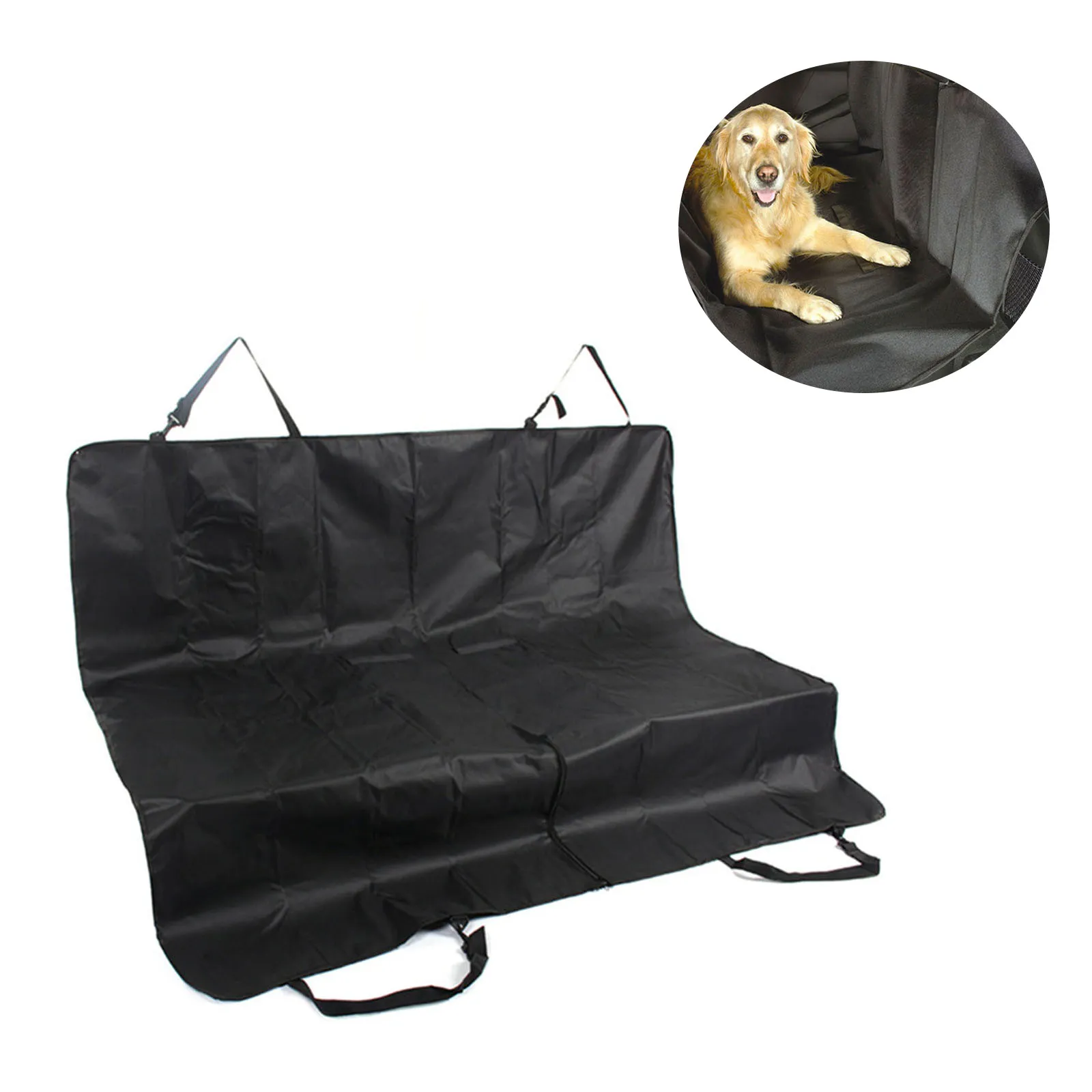 1PCS Dog Car Seat Cover 142X121CM Waterproof Pet Dog Travel Mat Hammock Rear Back Seat Safety Pad
