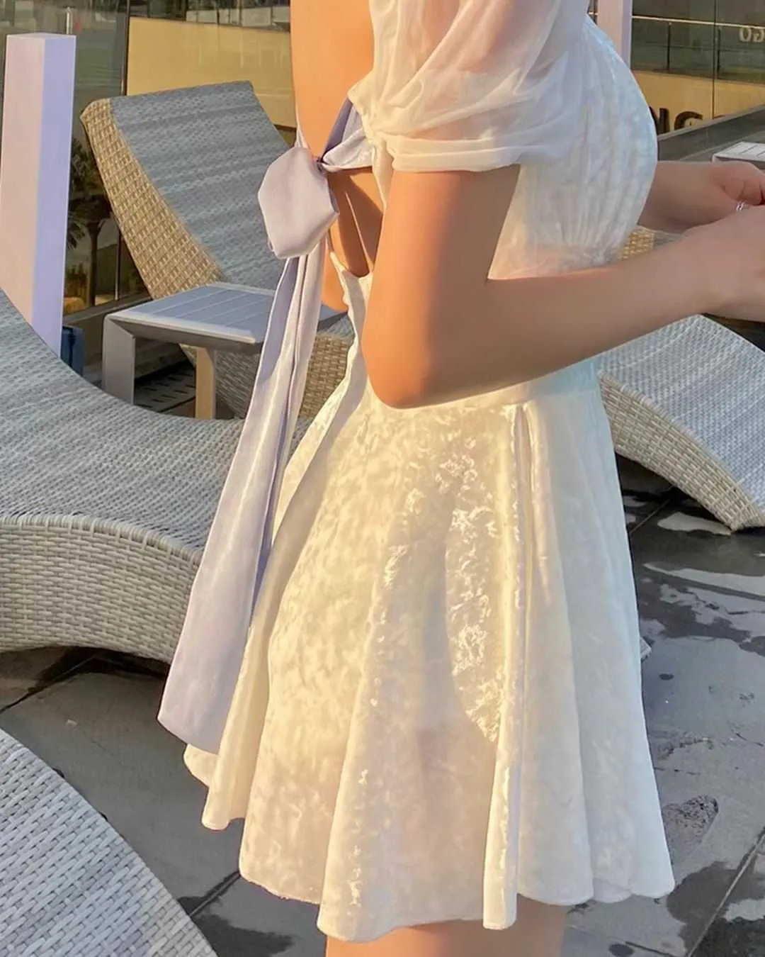 Costume Da Bagno Bambina Tankini 2 Pezzi! Bustier E Pantaloncini - Morbido E Comodo Per Spiaggia E Piscina - Foto 9