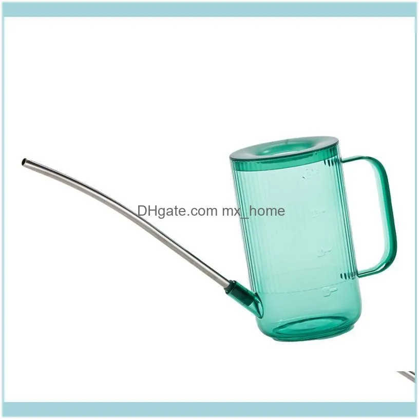 Dostawy Patio, Lawn Home Gardenplastic Plant Watering Can Mała Długa Spout Dla Domu Ogród Rośliny Kwiat Przezroczyste Wyposażenie Pot Upadnij