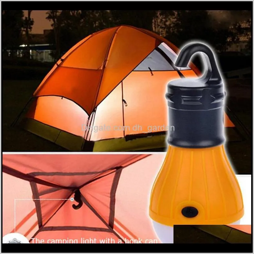 mini portable lantern tent light led bulb emergency lamp waterproof hanging hook flashlight for camping furniture led lights yl0119