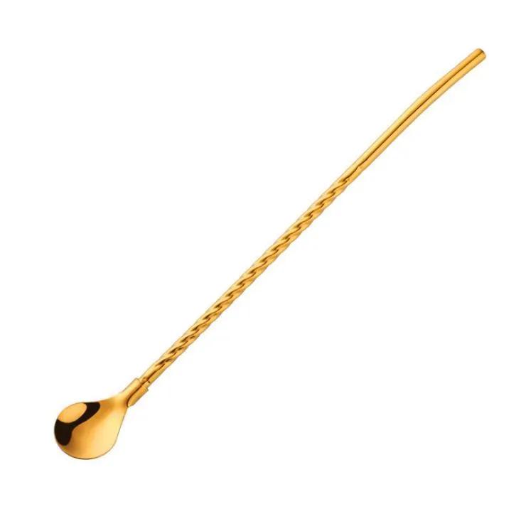 stainless steel straw spoon, dual purpose, a variety of colors can choose safe food grade, thread be stirred for drinking