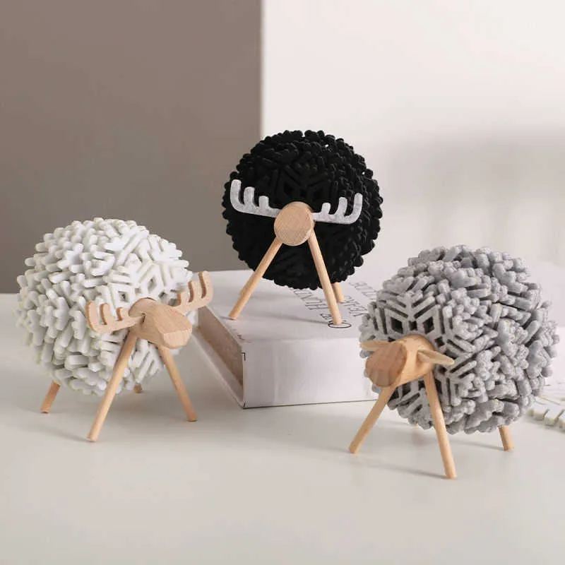 Koyun Şekli Anti Kayma Kupası Pedleri Bardaklar Yalıtımlı Yuvarlak Keçe Kupası Paspaslar Japonya Tarzı Yaratıcı Ev Ofis Dekor Sanat El Sanatları Hediye 210706