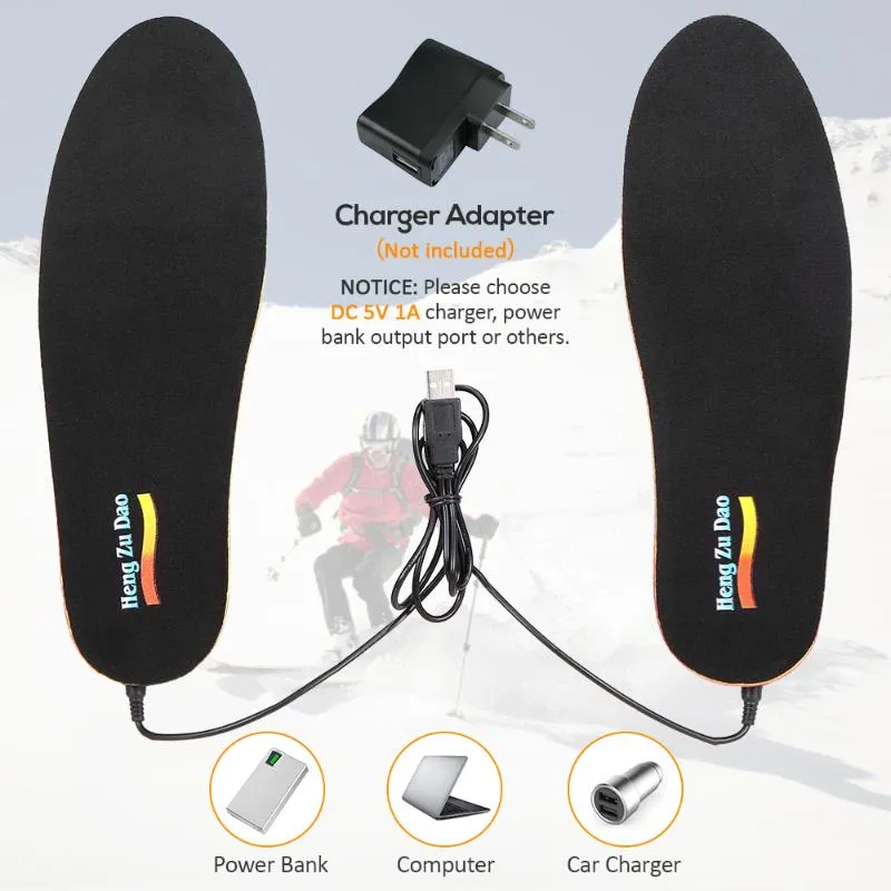 Wireless Electric Heated Insole Foot Warmers Battery Powered Insoles Winter Warm Shoe For Working Skiing Hiking Back Support