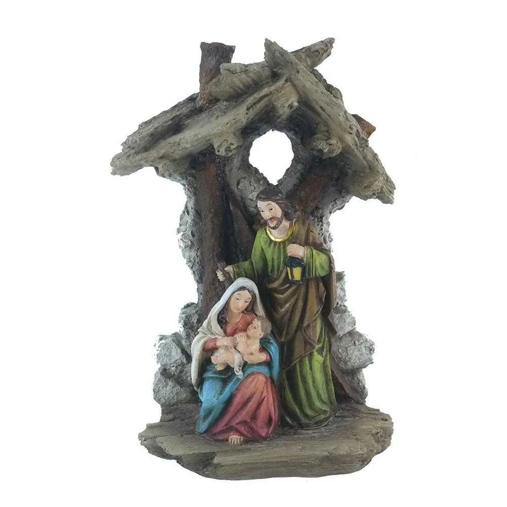 Crèche De Noël 12 Pièces - Scène Nativité Jésus - Figurines Céramique Vintage Fait Main