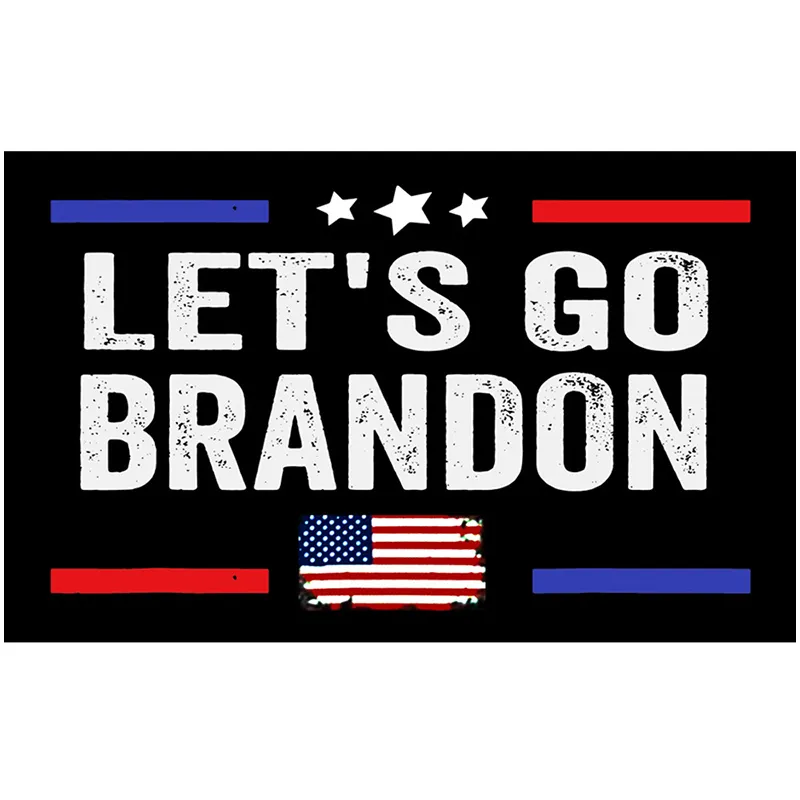 3x5 ft Let's Go Brandon Flags Trump Flag 2024 President Election 90*150cm Support Customize