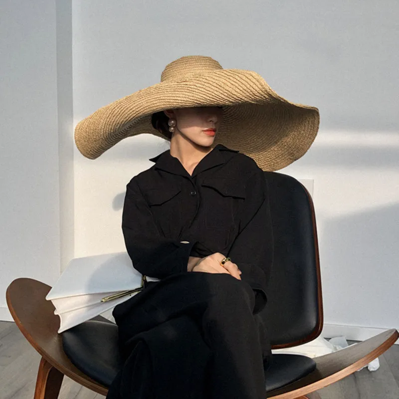 Cappello Paglia Donna Cappello Di Pagia Pieghevole Donna Tesa