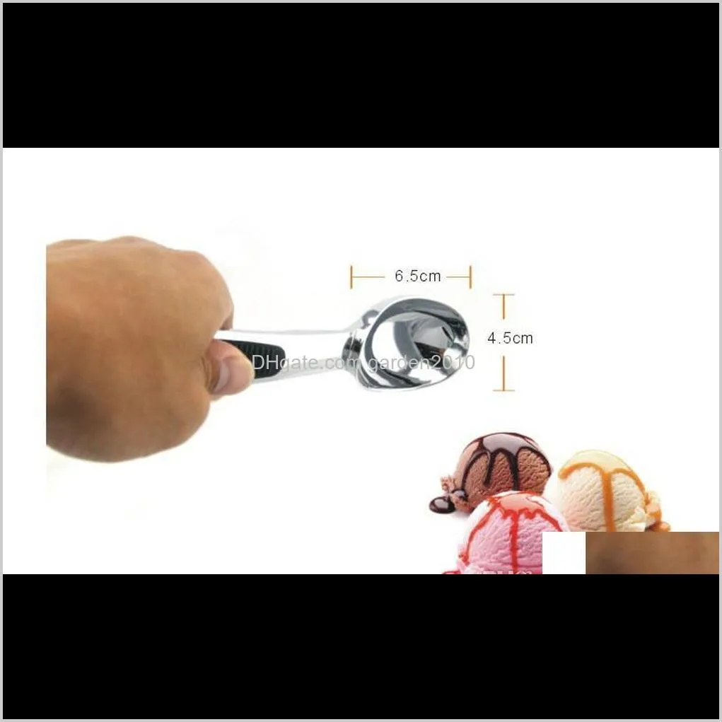 new professional kitchen accessories supplies ice cream spoon sorbet ball scoop melon fruit spoon tools