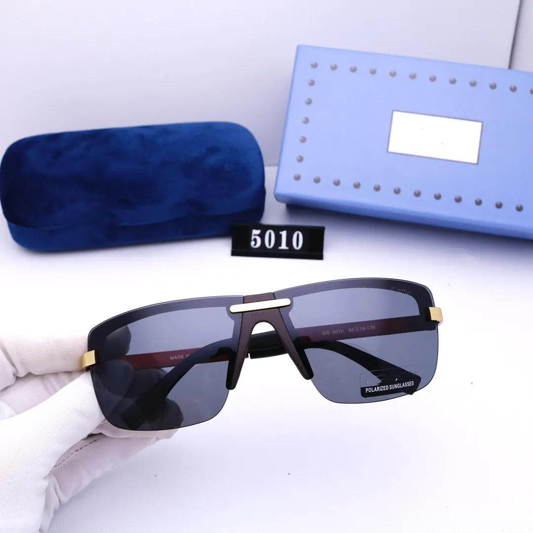 2021 new cross-border sunglasses men`s and women`s street shooting sun glasses tourism polarizing model 5010 with box