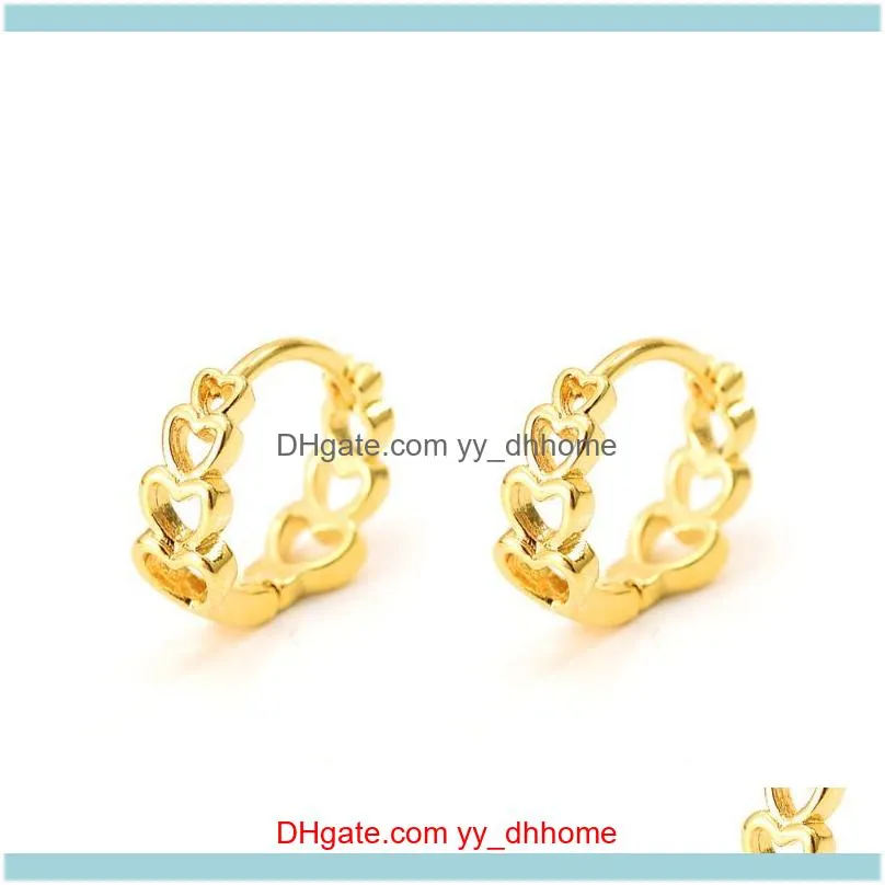 Jewelrybangrui coeur mode métal cercle boucles d'oreilles Vintage géométrique pour femmes/hommes bijoux accessoires Boucle Doreille Hie Drop livrer