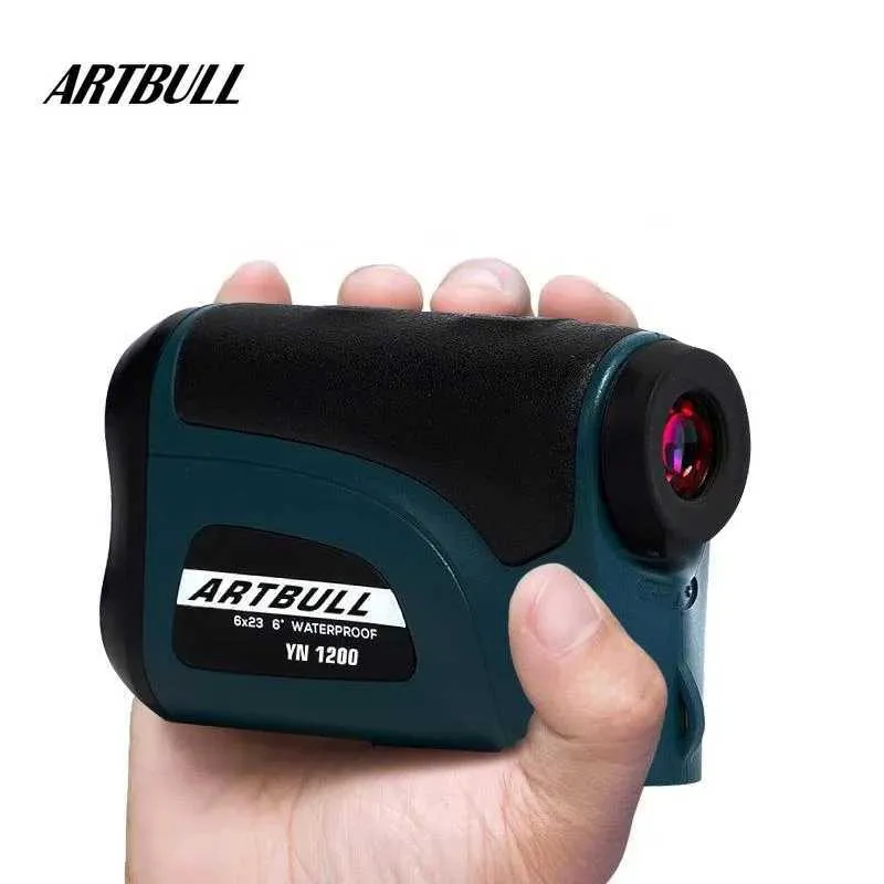 Laser Rangefinder Jakt 800m 1200m Teleskoplaser Avståndsmätare Golf Digital Monokulär Range Finder Vinkel Mätverktyg 210719