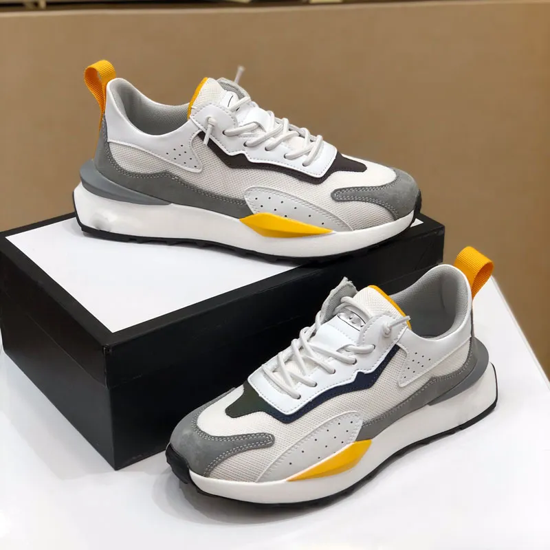 Top quality luxury designer brand men`s sports casual shoes business dress classic leather material ventilation comfort size 38-45