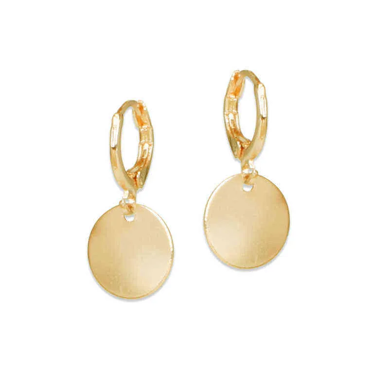 Hgflyxu små droppe örhängen för kvinnans guld ros guld silver färg mode klippa öron ring nickel gratis hög kvalitet 2022 ny varm g220312