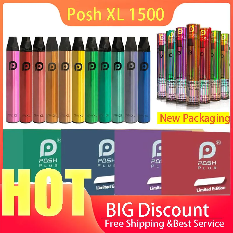 Electronic Cigarettes E Cigarette 1500 Puff Disposable Pod Cartridge