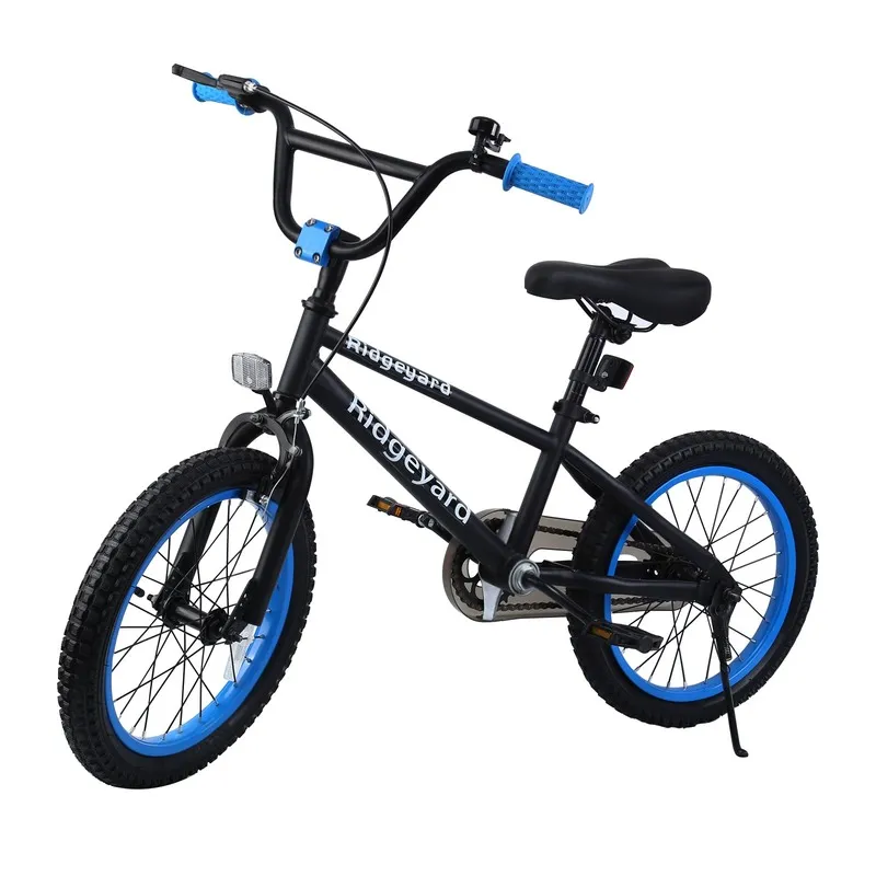 Ridgeyard Kids Freestyle Bike 16 tums Wheel Girls Boys Mountain Cykel BMX Nybörjare MTB Prestanda BICICLETA för barngåva