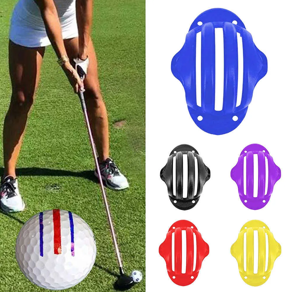 Nieuwe Design Golf Accessoires 4 Kleur ABS Golfbal Marker Liner Golf Marker Clip Hoeden Clips Kalmarker