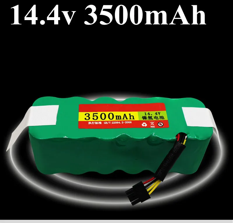 1 peça 14.4V 3500mAh bateria Ni MH bateria recarregável bateria para aspirador x500 x580 kk8 ecovacs cr120