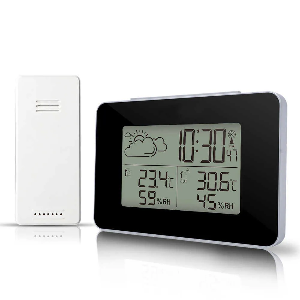Groß sparen beim Kauf von Fanju Digitalwetterstation Wecker Mit Drahtloser  Sensor, Hygrometer, Thermometer, LCD Zeit, Desktop Tischuhren in großen