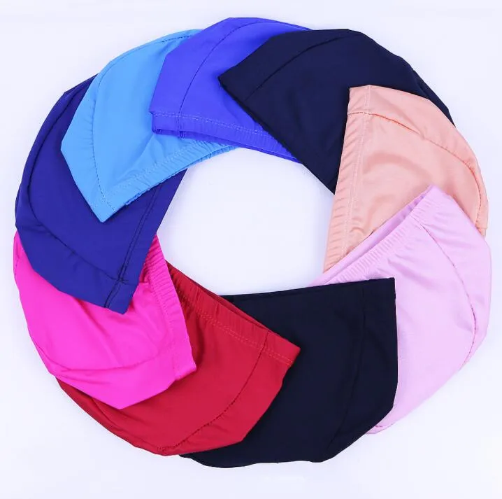 Solid Sports Swimming Cap High Quality Quick Drying Shower Caps Fashion kids and teenager Comfortable bathing hats Wholesale