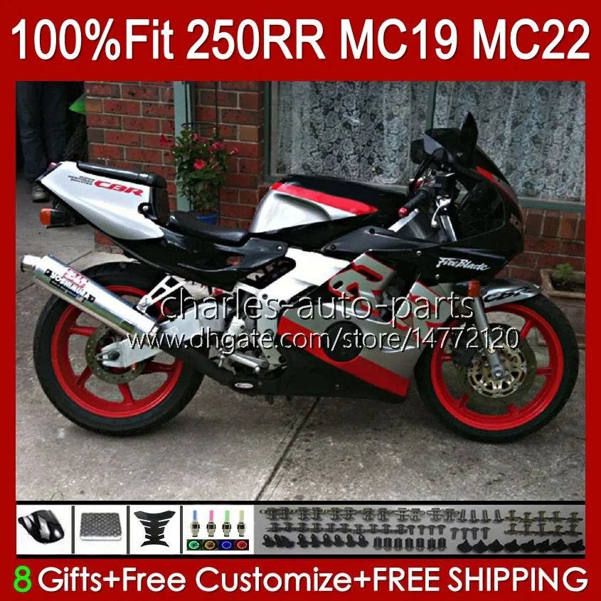 Injection Mold Body For HONDA CBR250RR 88 89 CBR 250RR 250 RR CC 250R 1988 1989 112HC.52 CBR250 RR CC 1988 1989 CBR 250CC MC19 88 89 OEM Full Fairing