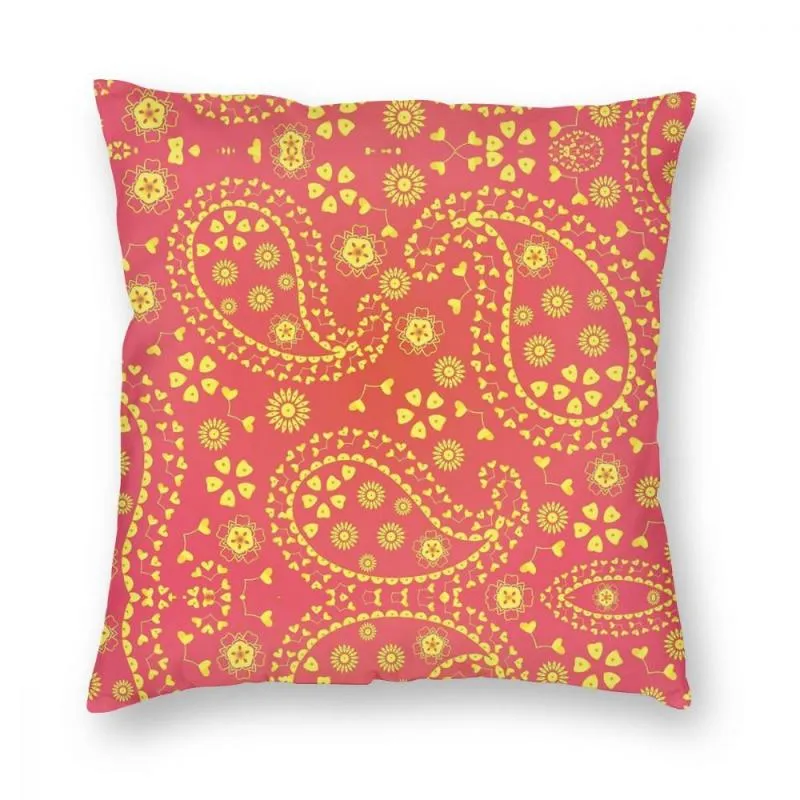 Cushion/Decorative Pillow Bandana Paisley Pattern Square Case Decorative Fashion Cushion Covers