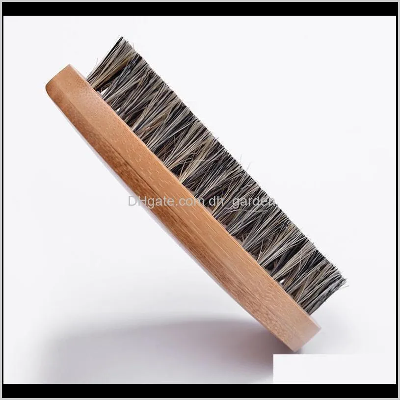 beard bro shaping beard brush sexy man gentleman beard trim template grooming shaving comb styling tool wild boar bristles vt0668