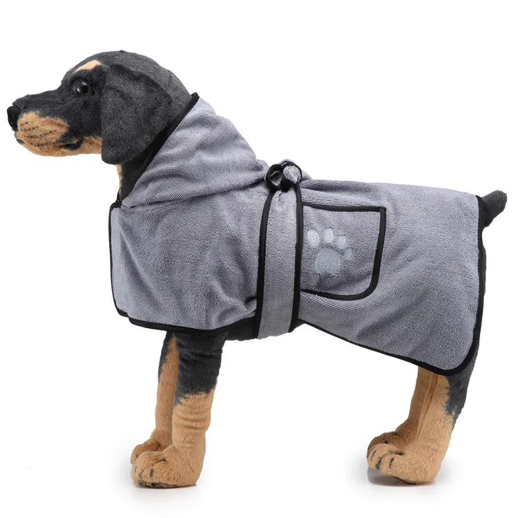Toalla para perros, batas para perros, pijamas de secado rápido, portátil,  ajustable, súper absorben Yinane Albornoz para perros