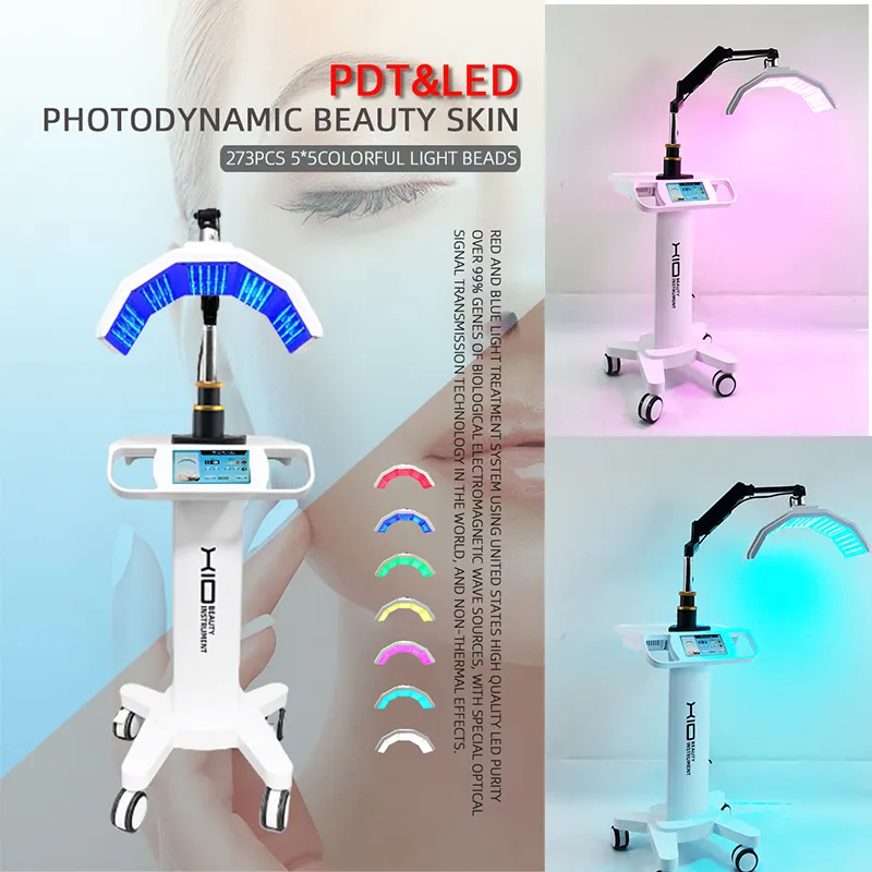 1800 lamps LED PDT light photodynamic therapy system for acne pigmentation wrinkle removal treatment whitenning