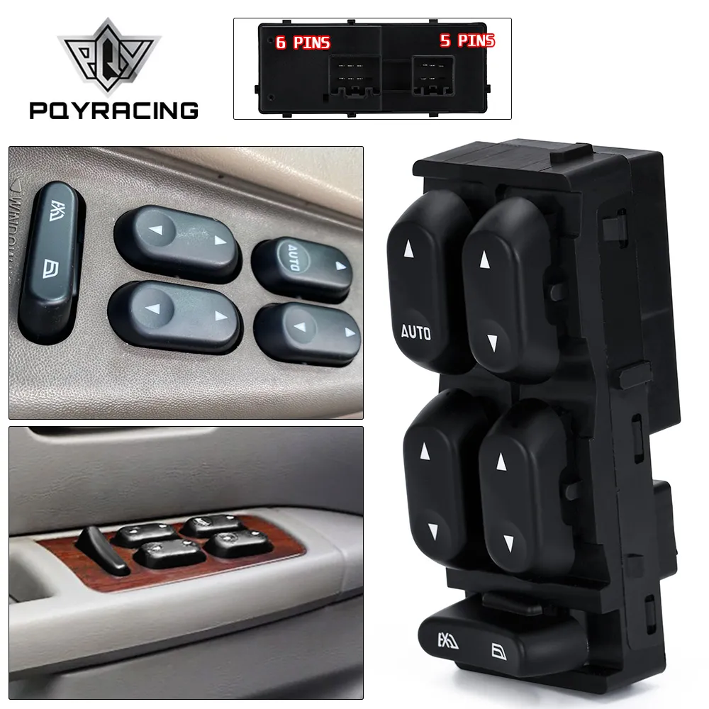 Electric Power Window Control Switch Glass Button For Peugeot 207