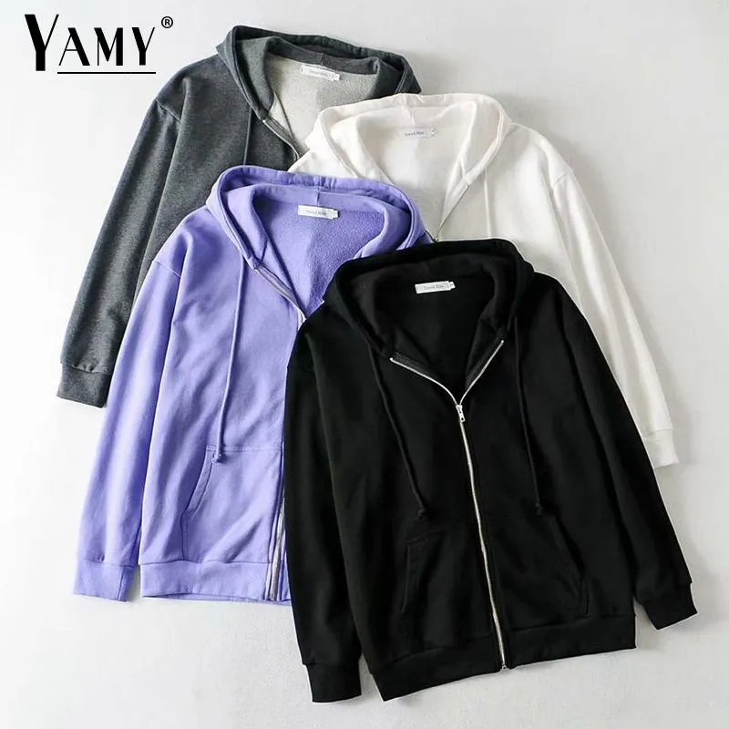 Hoodies das mulheres camisolas 2021 queda coreano mulheres superdimensed roupas de inverno kawaii camisola vintage pulôver zip para meninas adolescentes