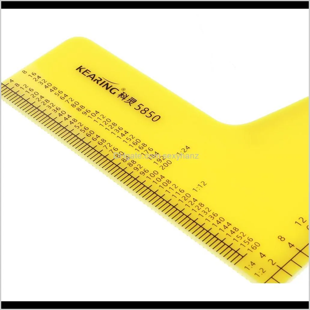 quilting sewing patchwork cloth drawing right angle ruler scale tailor tools
