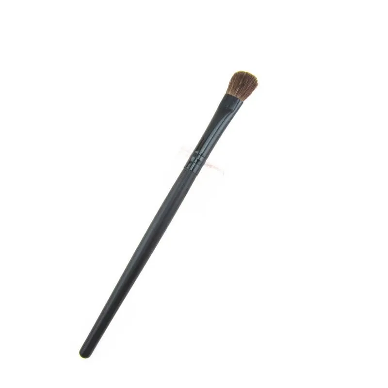 Single Horse Hair Eye Shadow Brush Round Head Bevel Smoky Long Handel Makeup Brushes Contouring Blending Powder Cosmetic tool