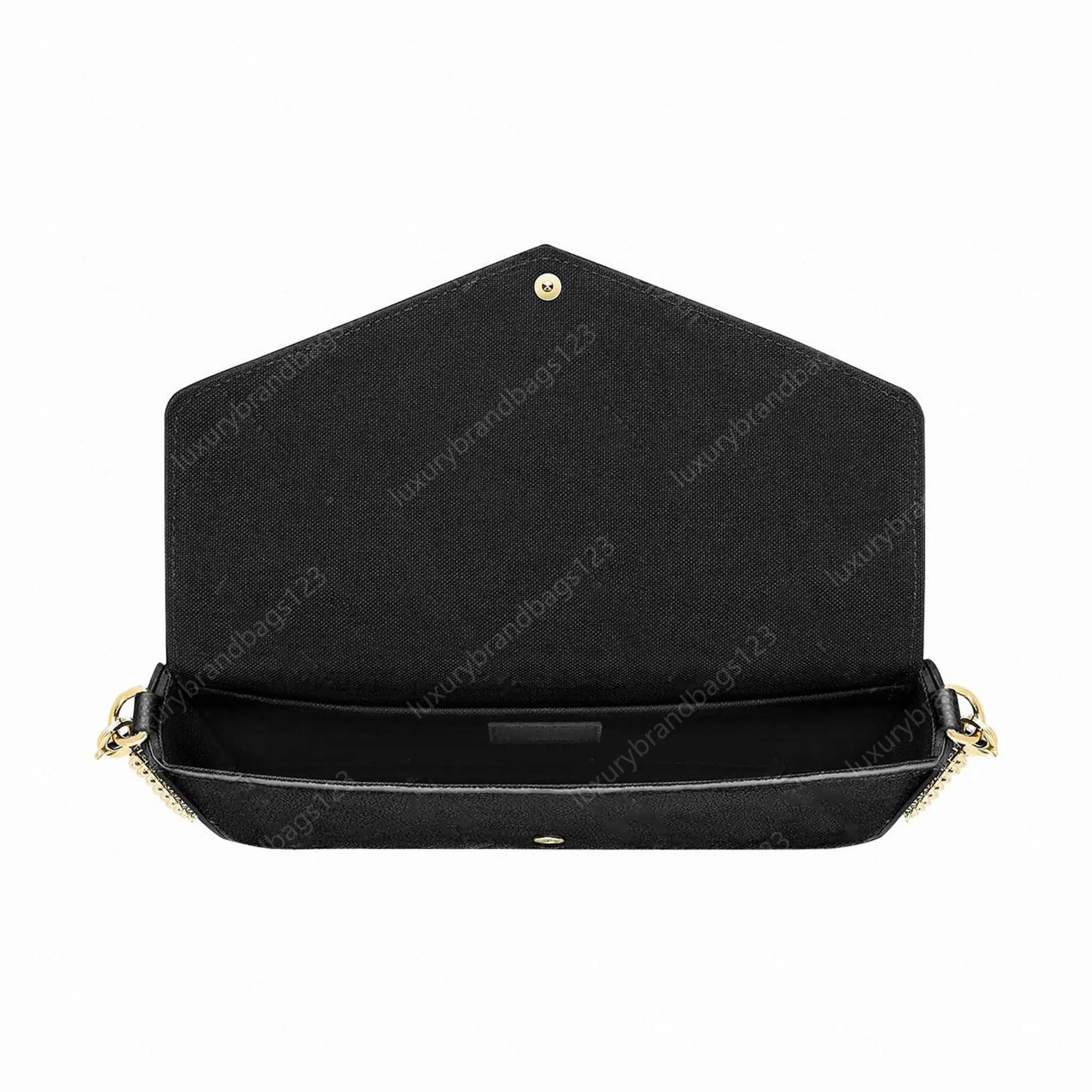 Genuine leather 3pcs Luxurys Designers Bags Purse Women Fashion Monogrames Multi POCHETTE FELICIE Crossbody M64064 louise Purse vutton Crossbody viuton Bag