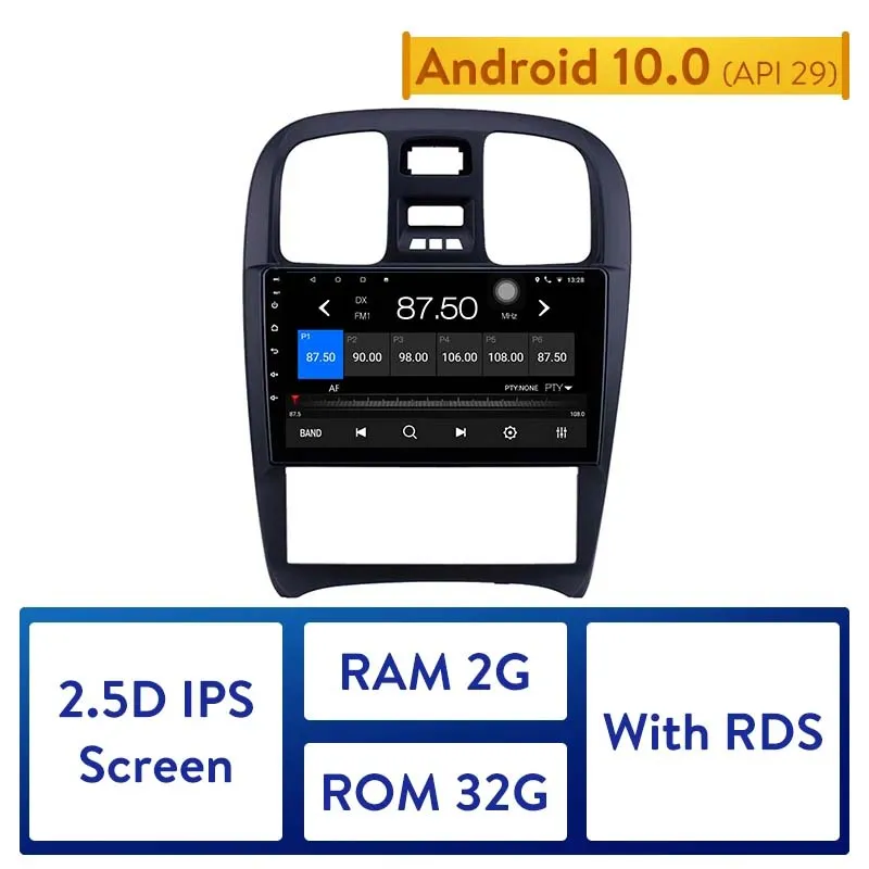 Android 10.0 Car DVD Radio GPS Navi Stereo Odtwarzacz multimedialny dla Hyundai Sonata 2003-2009 Wsparcie Carplay TPMS DVR IPS