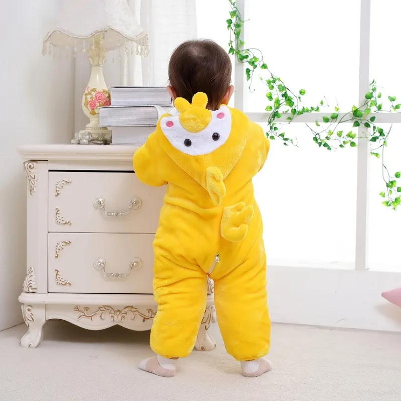 1~10PCS Lovely Baby Boys Girls Kids Jumpsuit Diaper Lengthen