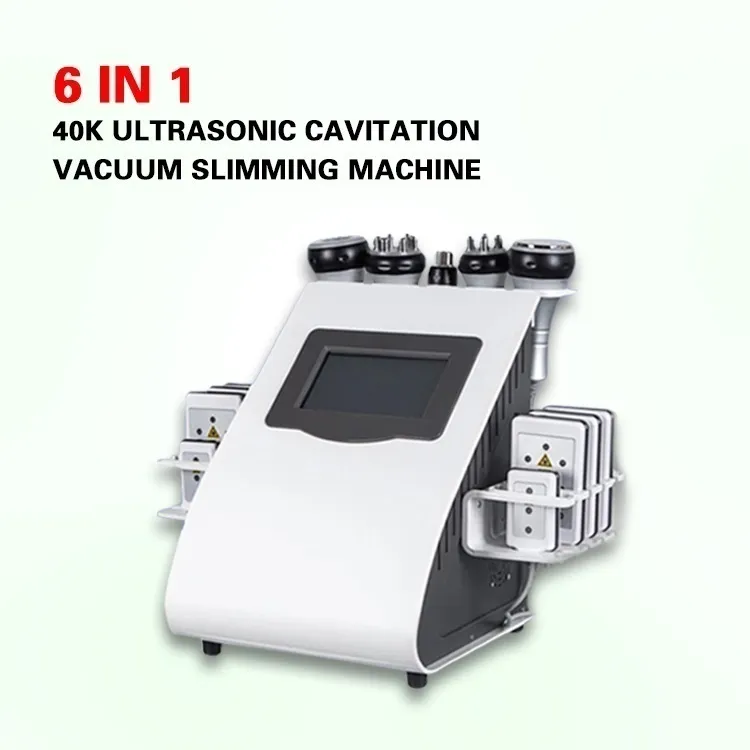 Portable Lipo Laser Shaping Cavitation RF Machine Body Cellulite Beauty Salon Equipment
