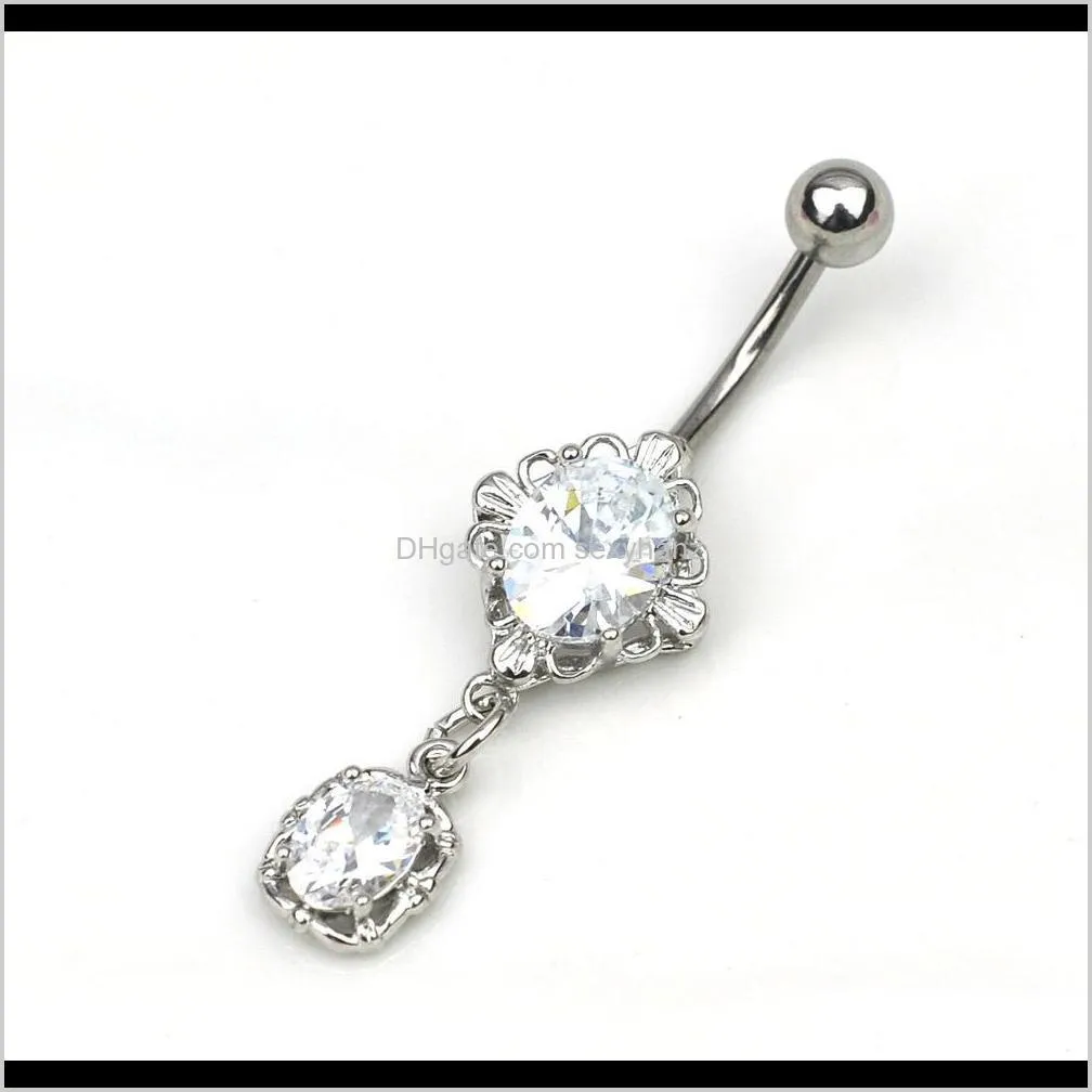 d0001 (1 color) belly style ring style belly button ring navel rings body piercing jewelry dangle accessories fashion charm retail